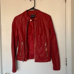 Express Faux  Leather Jacket